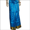 Ananda Blue Pattu Parikini with Contrast border - SCPP-11 - Click here to View more details about this Product